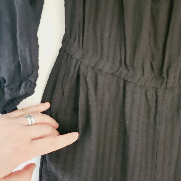 ANTHROPOLOGIE AMADI long sleeves off the shoulder romper - Picture 6 of 13